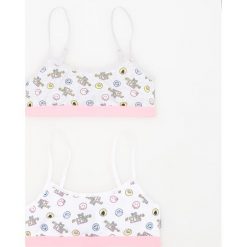 Bielizna dziewczęca: Top 2 pack smiley world – Biały