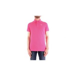 Koszulki polo z krótkim rękawem Barbour BAPOL0174. Różowe koszulki męskie Barbour, s, bez wzorów, z krótkim rękawem. Za 316,71 zł.