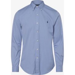 Polo Ralph Lauren - Koszula męska – Slim Fit, niebieski. Niebieskie koszule męskie Polo Ralph Lauren, xxl, bez wzorów, eleganckie, polo, bez rękawów. Za 479,95 zł.
