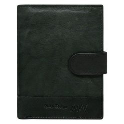 Portfel męski skórzany Always Wild N4L-GA czarny. Czarne portfele męskie ALWAYS WILD, bez wzorów, ze skóry. Za 49,99 zł.