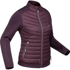 Bluza narciarska 900 damska. Różowe bluzy damskie WED'ZE, m, bez wzorów, z elastanu, bez rękawów, bez kaptura. Za 179,99 zł.
