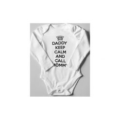 Body keep calm. Szare body niemowlęce Krasnal, z napisami. Za 25,00 zł.