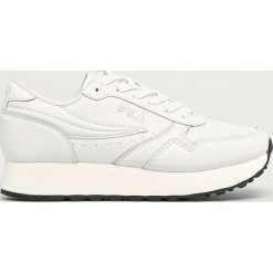 Fila - Buty skórzane Orbit Zeppa L. Czarne buty sportowe damskie Fila, ze skóry. Za 389,90 zł.