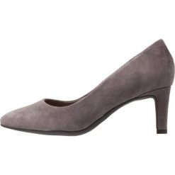 Clarks CALLA ROSE Czółenka dark grey. Szare czółenka damskie marki Clarks, ze skóry. Za 389,00 zł.