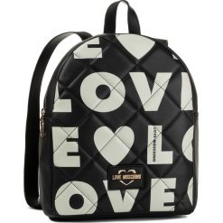 Plecak LOVE MOSCHINO - JC4295PP08KJ100A Nero. Czarne plecaki damskie Love Moschino, bez wzorów, ze skóry ekologicznej, klasyczne. Za 979,00 zł.