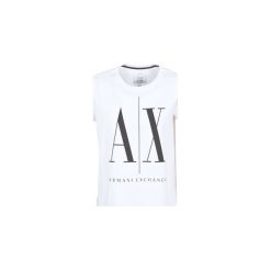 T-shirty z krótkim rękawem Armani Exchange 8NYTCX-YJG3Z-5102. Białe t-shirty damskie Armani Exchange, s, bez wzorów, bez kołnierzyka. Za 199,00 zł.