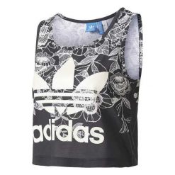 DAMSKA KOSZULKA ADIDAS ORIGINALS FLORIDO (40). Koszulki damskie Adidas, bez wzorów, bez kołnierzyka. W wyprzedaży za 99,99 zł.