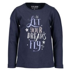 Blue Seven Koszulka Dziewczęca Z Napisem 110 Niebieska. Niebieskie bluzki dziewczęce marki Blue Seven, z napisami. Za 45,00 zł.