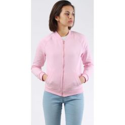 "Bomber" Damski Różowa "Pink". Różowe bluzy damskie Edward Orlovski, s, bez wzorów, bez rękawów, bez kaptura. Za 120,00 zł.