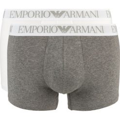 Emporio Armani 2-pack Bokserki Biały Szary. Szare bokserki męskie z elastanu. Za 188,95 zł.