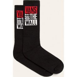 Vans - Skarpetki. Czarne skarpetki męskie Vans, z aplikacjami, z elastanu. Za 49,90 zł.
