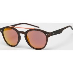 Polaroid - Okulary PLD6030. Pomarańczowe okulary przeciwsłoneczne męskie marki Polaroid, z tworzywa sztucznego, okrągłe. W wyprzedaży za 159,90 zł.