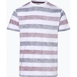 Nils Sundström - T-shirt męski, czerwony. Czerwone t-shirty męskie marki Nils Sundström, m, w paski, z bawełny. Za 49,95 zł.