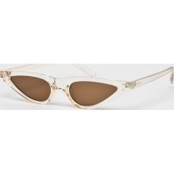 Answear - Okulary. Szare okulary przeciwsłoneczne damskie marki ANSWEAR. Za 39,90 zł.