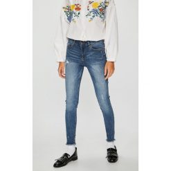 Medicine - Jeansy Basic. Niebieskie rurki damskie marki MEDICINE, z elastanu. W wyprzedaży za 79,90 zł.