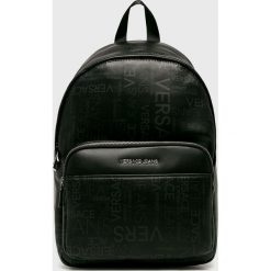 Versace Jeans - Plecak. Czarne plecaki męskie marki Versace Jeans, z jeansu. W wyprzedaży za 499,90 zł.