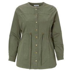 Zhenzi Kurtka z twillu Rati khaki female zielony 54/56 (XL). Zielone kurtki damskie Zhenzi, s, bez wzorów, eleganckie, bez kaptura. Za 399,00 zł.