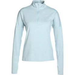 Nike Performance RUNNING DRY Koszulka sportowa ocean bliss/heather/reflective silver. Niebieskie topy sportowe damskie Nike Performance, xl, z elastanu, z długim rękawem. W wyprzedaży za 186,15 zł.
