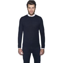 Sweter mold półgolf granatowy. Niebieskie swetry męskie Recman, m, bez wzorów, z golfem, bez kaptura. Za 199,00 zł.