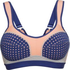 Biustonosz sportowy bonprix niebiesko-brzoskwiniowo-szary. Brązowe biustonosze sportowe bonprix. Za 59,99 zł.