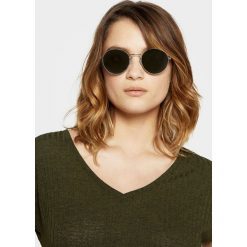 Parfois - Okulary. Szare okulary przeciwsłoneczne damskie Parfois, okrągłe. Za 69,90 zł.