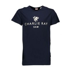T-shirty chłopięce z nadrukiem: Koszulka w kolorze granatowym