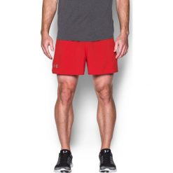 Spodenki i szorty męskie: Under Armour Spodenki męskie UA QUALIFIER 5'' WOVEN SHORT czerwone r. M (1289626-600)