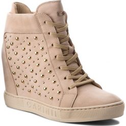 Sneakersy CARINII - B4394 504-000-000-B88. Brązowe sneakersy damskie Carinii, z materiału. W wyprzedaży za 249,00 zł.