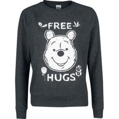 Kubuś Puchatek Free Hugs Bluza damska odcienie szarego. Szare bluzy z nadrukiem damskie marki Kubuś Puchatek, l. Za 144,90 zł.