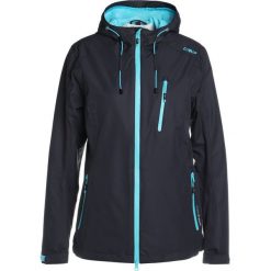 CMP WOMAN FIX HOOD JACKET Kurtka przeciwdeszczowa antracite/ocean. Szare kurtki sportowe damskie CMP, z poliesteru. W wyprzedaży za 377,10 zł.