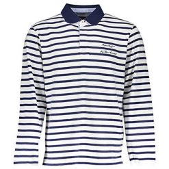 Koszulka polo w kolorze biało-granatowym. Niebieskie koszulki męskie Napapijri, Gant, Canadian Peak, m, w paski, z bawełny, polo, z długim rękawem, długie. W wyprzedaży za 379,95 zł.