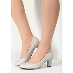 Buty ślubne damskie: Jasnoszare Czółenka Little Rhyme