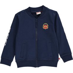 Bluza "Sebastian 304" w kolorze granatowym. Niebieskie bluzy chłopięce marki LEGO Wear, z nadrukiem. W wyprzedaży za 92,95 zł.