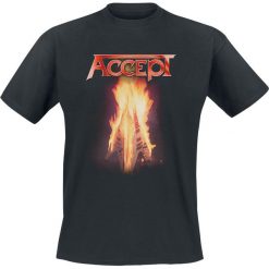 Accept Flying V T-Shirt czarny. Czarne koszulki męskie Accept, l, bez wzorów, bez kołnierzyka. Za 74,90 zł.