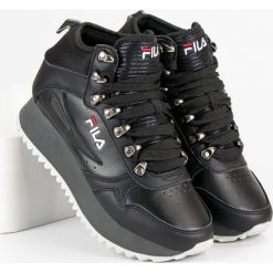 FILA ORBIT ZEPPA RIPPLE. Czarne trampki i tenisówki damskie Fila, bez wzorów, bez zapięcia. Za 439,00 zł.