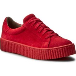 Sneakersy NESSI - 17111 Czerwony W. Czerwone półbuty damskie Nessi, ze skóry. Za 239,00 zł.