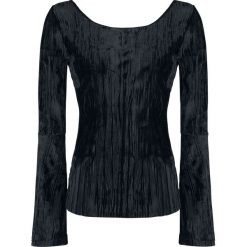 Bluzy damskie: Outer Vision Nora Velvet Bluza damska czarny