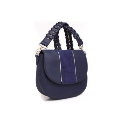 Bessie London Torebka Crossbody Ciemnoniebieska. Szare torebki klasyczne damskie Bessie London, bez wzorów, bez dodatków. Za 149,00 zł.