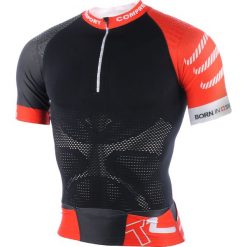 Koszulki sportowe męskie: koszulka do biegania kompresyjna męska COMPRESSPORT TRAIL RUNNING SHIRT V2 SHORT SLEEVE / TSTRV2