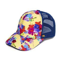 Czapki damskie: Damska czapka z daszkiem Flowers z kolekcji Phax