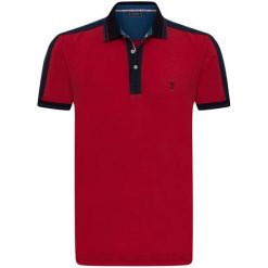 Sir Raymond Tailor Koszulka Polo Męska Starter Xl Czerwona. Czerwone koszulki męskie Sir Raymond Tailor, xl, bez wzorów, bez rękawów. Za 109,00 zł.