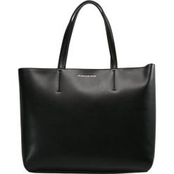 Calvin Klein Jeans SCULPTED ZIPPER TOTE Torba na zakupy black. Czarne shopper bag damskie Calvin Klein Jeans, z jeansu. Za 589,00 zł.