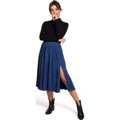 Spódnica midi rozkloszowana - denim. Spódniczki damskie BE, s, bez wzorów, z elastanu, sportowe, midi, rozkloszowane. W wyprzedaży za 169,00 zł.