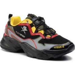 Sneakersy PLEIN SPORT - Runner Logos F19S MSC2423 STE003N Black//Red 0213. Czarne sneakersy męskie Plein Sport, bez zapięcia. Za 1279,00 zł.