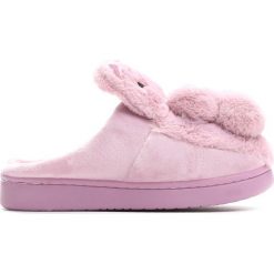 Fioletowe Kapcie My Teddy Bear. Fioletowe kapcie dziewczęce marki Born2be, z materiału. Za 24,99 zł.
