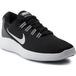 Buty NIKE - Lunarconverge 852462 009 Black/White/Dark Grey. Czarne buty sportowe męskie Nike, z tworzywa sztucznego, bez zapięcia, do biegania. W wyprzedaży za 249,00 zł.