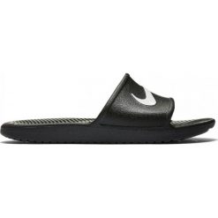 KLAPKI KAWA SHOWER. Czarne klapki męskie Nike, w paski, z syntetyku. Za 99,99 zł.
