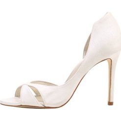 Szpilki: Pura Lopez Szpilki Peep Toe seda goya bone