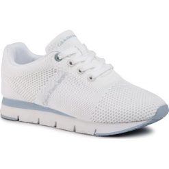 Sneakersy CALVIN KLEIN JEANS - Tada R8960 White/Chambray. Białe półbuty damskie Calvin Klein Jeans, z jeansu. W wyprzedaży za 299,00 zł.