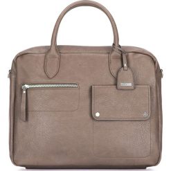 Torba na laptopa 87-3P-700-8. Brązowe torby na laptopa Wittchen, w paski, eleganckie. Za 239,00 zł.